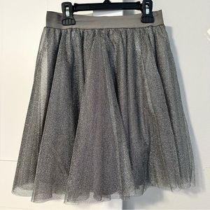 LC | Silver Sparkle Skirt